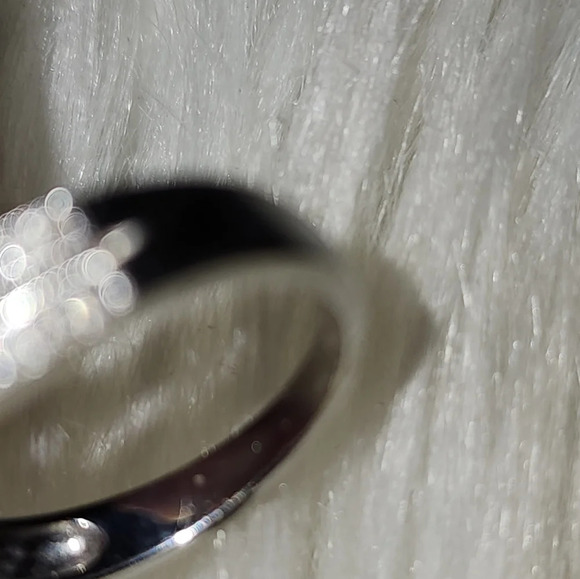 Vintage white gold and sapphire ring.7 - Picture 9 of 10